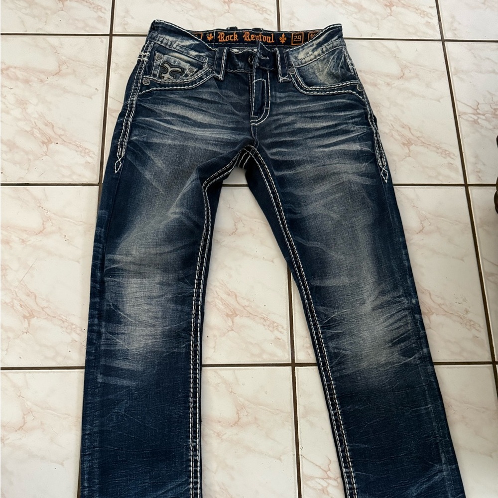 Men’s rock revival jeans